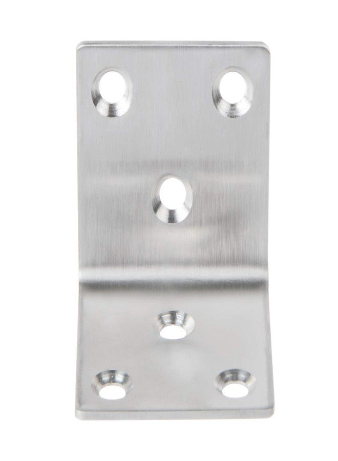 Saim Corner Brace L Shape Joint Right Angle Bracket Fastener Stainless Steel Heavy Duty Shelf with Screws 24 Pcs - Image 4